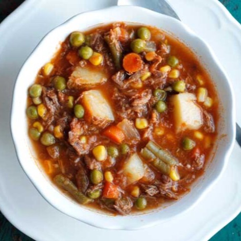 Old-Fashioned Vegetable Beef Soup